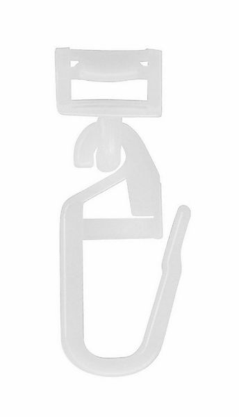 Clever-Kauf-24 Gardinengleiter Klick-Gleiter Haken, 4-4,6mm, 20 Stück, (20- günstig online kaufen