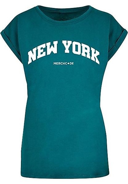 Merchcode T-Shirt Merchcode Damen Ladies New York Wording - T-Shirt (1-tlg) günstig online kaufen