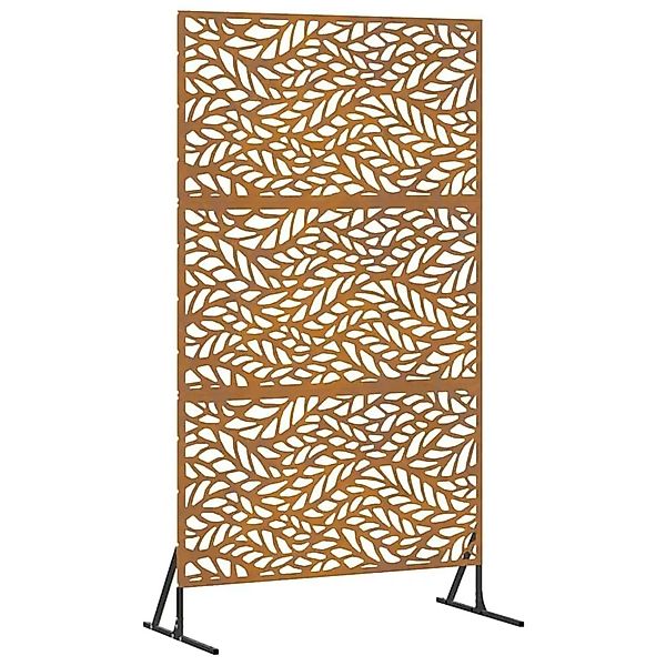 vidaXL Sichtschutz Grau 100 x 50 x 180 cm Wetterfeststahl 868562 günstig online kaufen