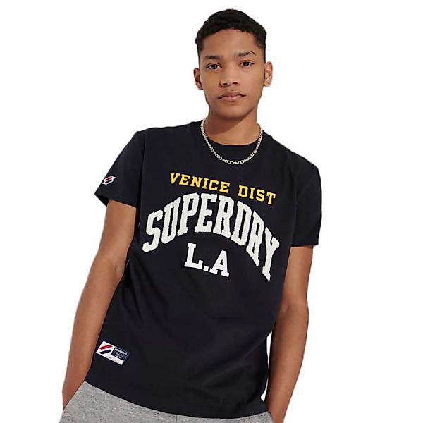 Superdry Varsity Arch Kurzarm T-shirt XL Deep Navy günstig online kaufen