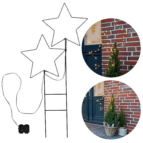 bonsport LED Dekoobjekt LED Metall Gartenstecker günstig online kaufen