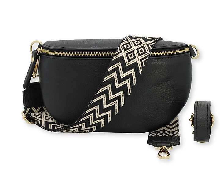 BRISE TASCHE Schultertasche SAHEL Gürteltasche Damen, echtes Leder, mit 2 R günstig online kaufen