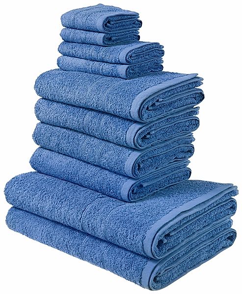 my home Handtuch Set Inga, Duschtücher, günstig online kaufen