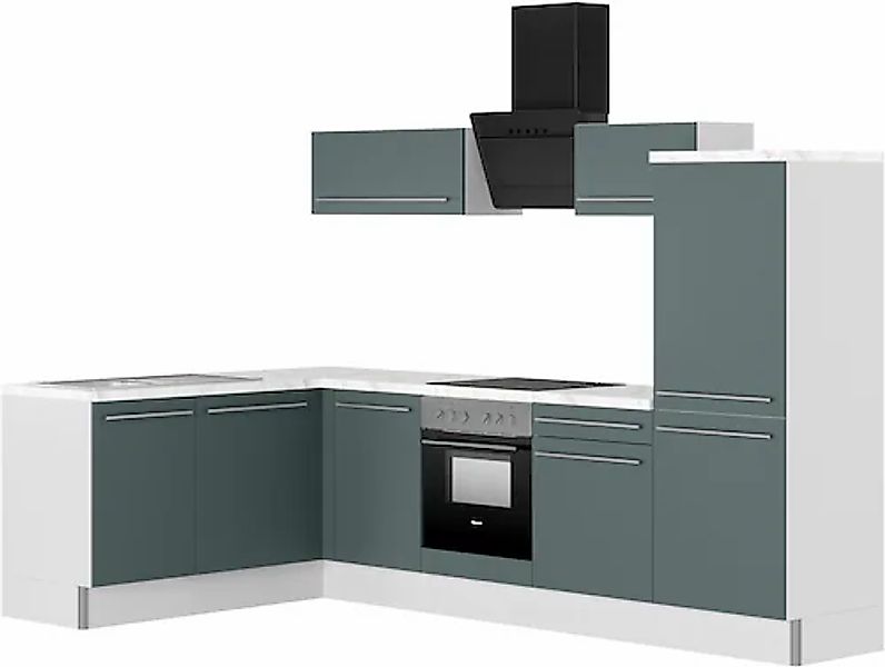 KOCHSTATION Küche »KS-Bern2«, Stellmaße 175 x 295 cm, wahlweise mit E-Gerät günstig online kaufen