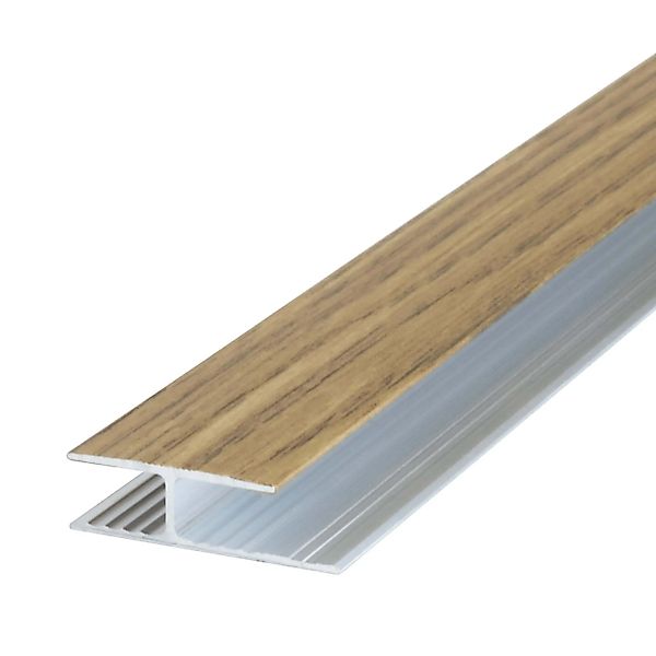 Dalsys Übergangsprofil 100cm x 2,9cm Alu Verbindungsprofil Eiche günstig online kaufen