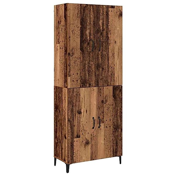 vidaXL Highboard Altholz 69,5 x 34 x 180 cm Holzwerkstoff 3394569 günstig online kaufen