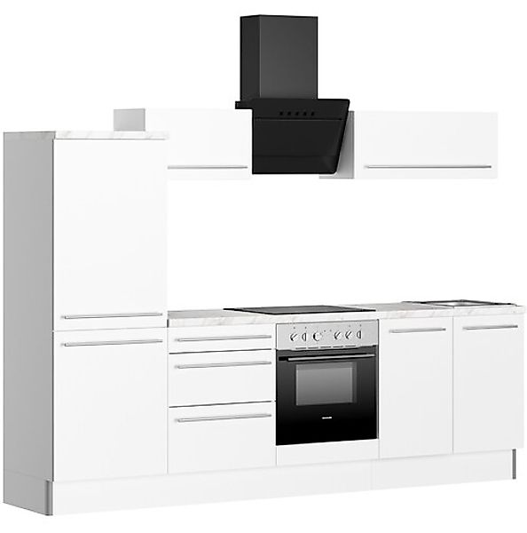 KOCHSTATION Küche »KS-Bern2«, Breite 270 cm, wahlweise mit E-Geräten, Seite günstig online kaufen