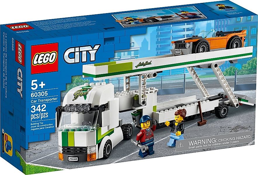 LEGO® LEGO® City 60305 Autotransporter Konstruktionsspielsteine, (342 St) günstig online kaufen