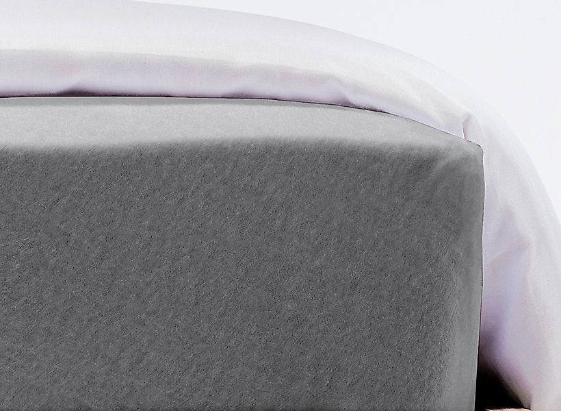 fleuresse Spannbettlaken Flauschjersey, Jersey, Gummizug: rundum, günstig online kaufen