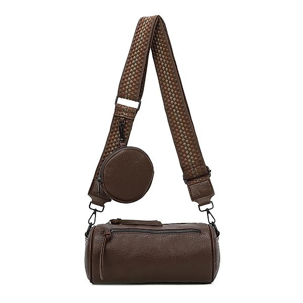 ITALYSHOP24 Gürteltasche Damen Zylinder Crossbody Tasche günstig online kaufen