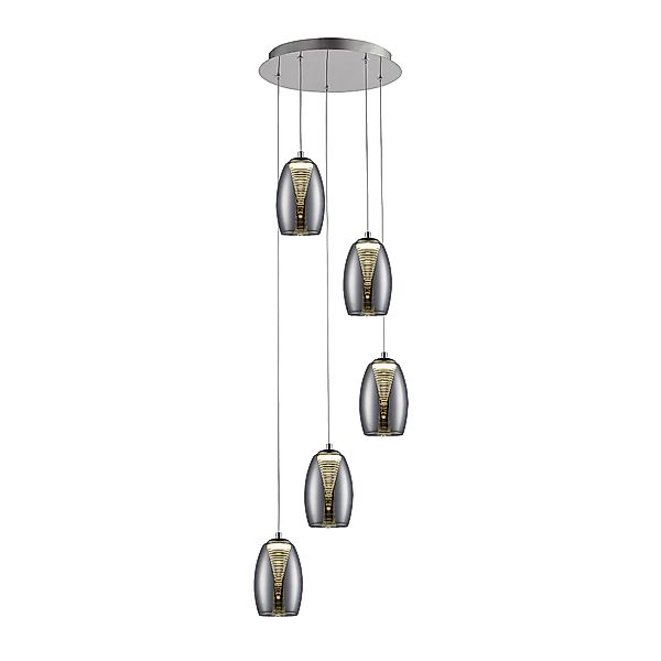 Brilliant Pendelleuchte »Metropolis« LED-Modul 1 Stk. Warmweiß LED Hängelam günstig online kaufen