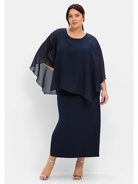 Sheego Abendkleid "Große Größen", im Lagenlook günstig online kaufen