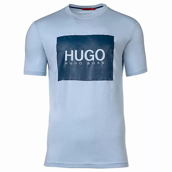 HUGO Herren T-Shirt - DOLIVE214, Rundhals, 1/2-Arm, Logo-Print, Baumwolle H günstig online kaufen