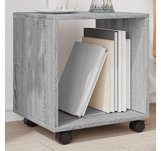 vidaXL Beistelltisch Rollschrank Grau Sonoma 37x33x42,5 günstig online kaufen