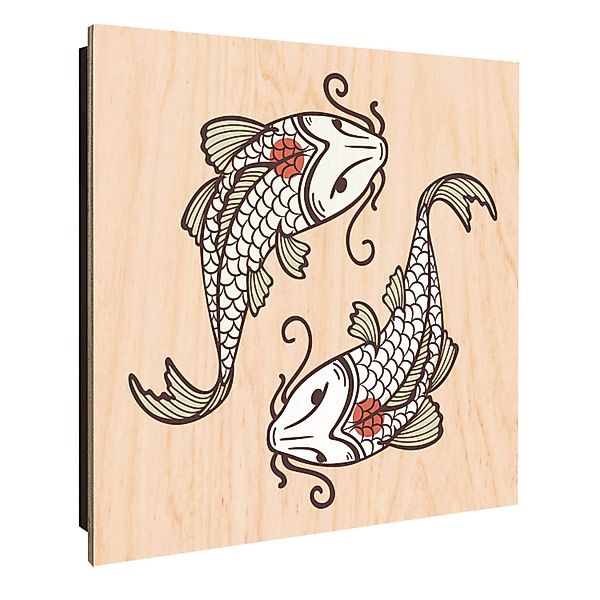 Banjado Großer Schlüsselkasten Holz 30x30cm Schwarz Scharnier Links 50 Hake günstig online kaufen