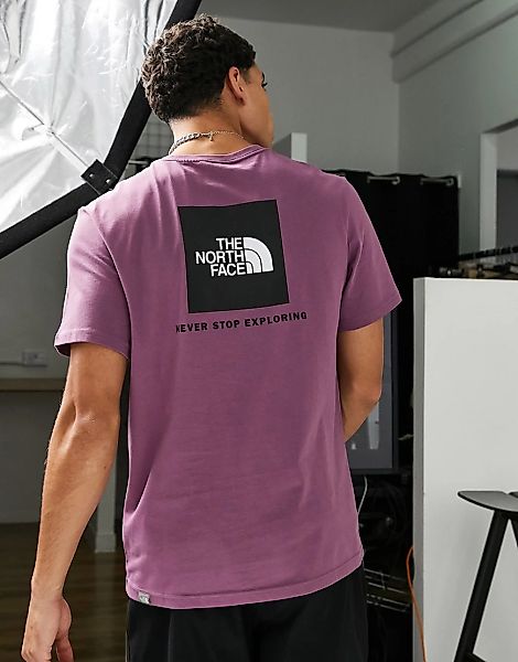 The North Face – Red Box – Violettes T-Shirt günstig online kaufen