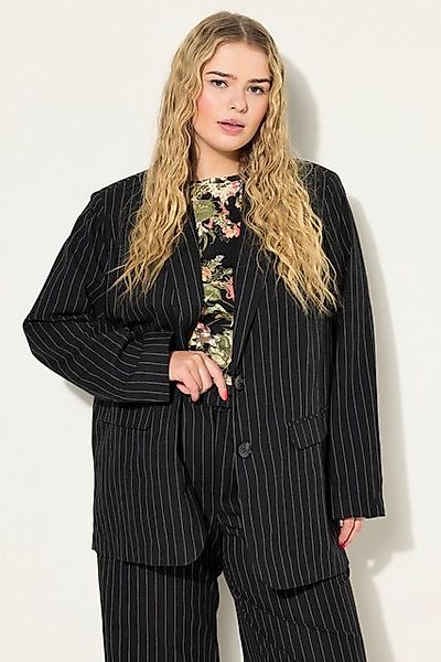 Studio Untold Blusenblazer Blazer Nadelstreifen doppelreihig Reverskragen günstig online kaufen