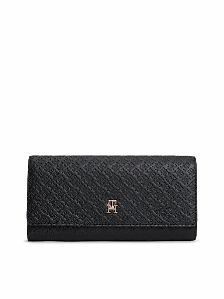 Tommy Hilfiger Geldbörse "TH ICON LRG FLAP WALLET MONO" Damen Geldbeutel, P günstig online kaufen