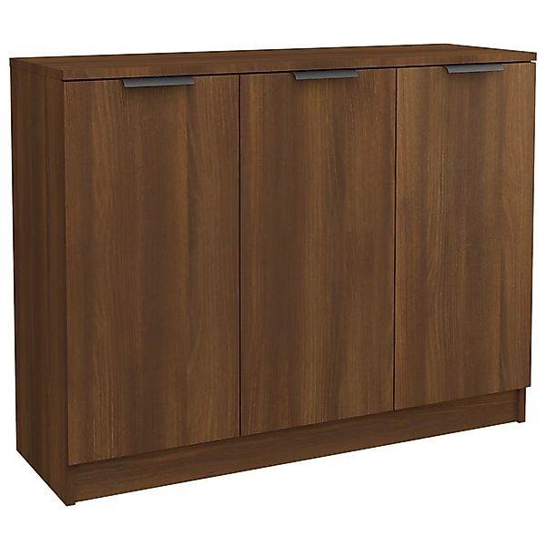 furnicato Sideboard Braun Eichen-Optik 90,5x30x70 cm günstig online kaufen