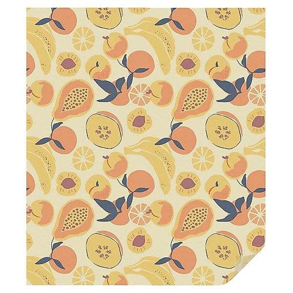 Tulup Buntglasfolie Saftige Früchte Fensterfolie Buntglas 100x116 cm Gelb F günstig online kaufen