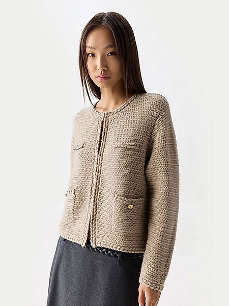 GOBI Cashmere Cardigan Texturierter Strick Kaschmir-Cardigan günstig online kaufen