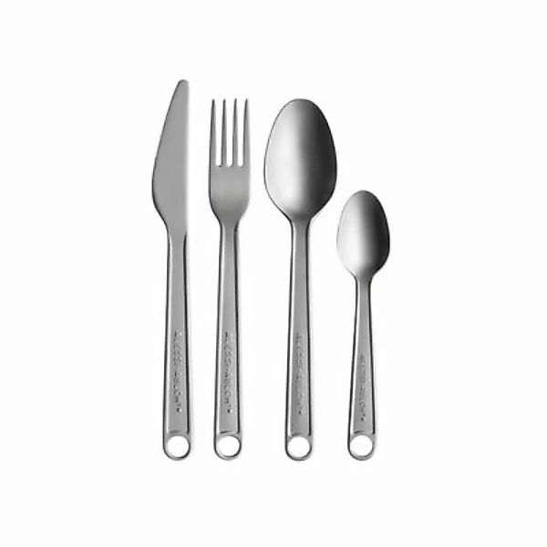Besteck Set Conversational Objects metall silber / By Virgil Abloh - 4 Best günstig online kaufen