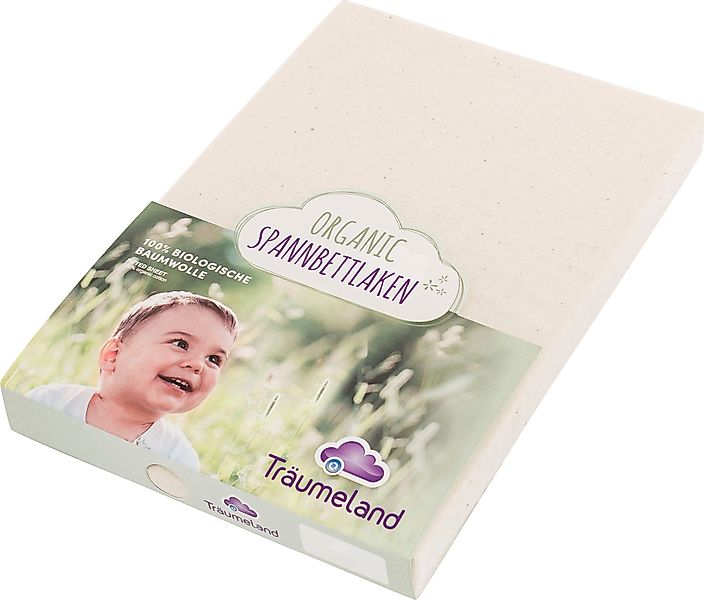 Träumeland Bettlaken kuschelweiches Spannbetttuch Organic, Jersey, günstig online kaufen