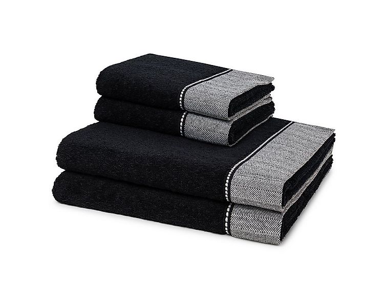 Möve Handtuch Set Brooklyn, Walkfrottee (Spar-Set, 4-St), 2 X Handtuch 2 X günstig online kaufen