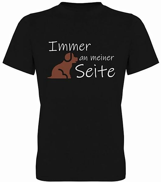 G-graphics T-Shirt Immer an meiner Seite – Hund Herren T-Shirt, mit trendig günstig online kaufen