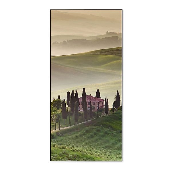 Banjado Magnettafel 37x78cm Magnetwand  Schwarz Aus Metall Magnetpinnwand P günstig online kaufen