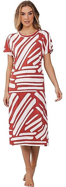 Pastunette Nachthemd Stylisches Damen Schlafshirt lang kurzer Arm (1-tlg) G günstig online kaufen