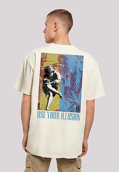 F4NT4STIC T-Shirt "Guns n Roses Music Double Illusion", Musik, Band, Logo günstig online kaufen