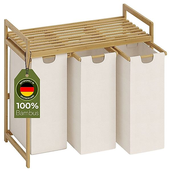 Bellamio Ausziehwäschekorb Newa (inkl. 3 Wäschesäcke), günstig online kaufen
