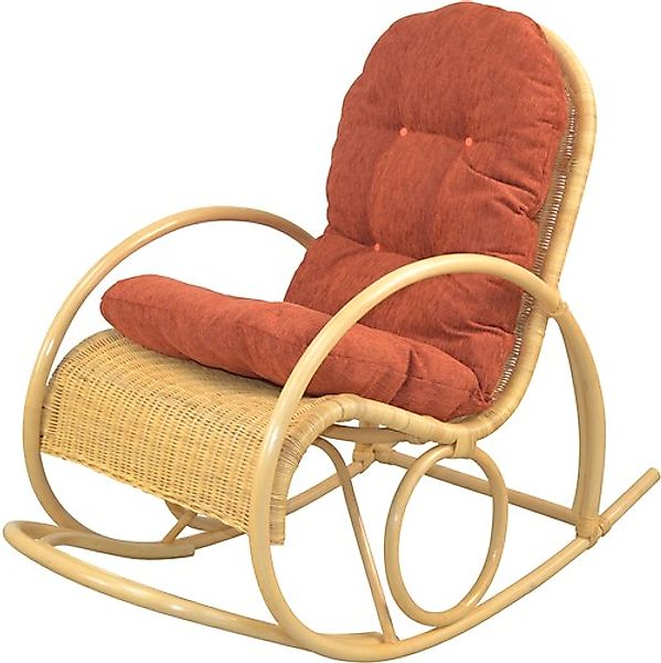 HOFMANN LIVING AND MORE Schaukelsessel 1 Stk. tlg. Handgeflochten günstig online kaufen