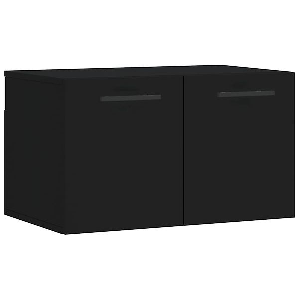 vidaXL Hängeschrank Wandschrank Schwarz 60x36,5x35 cm Holzwerkstoff günstig online kaufen