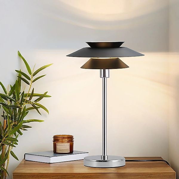 Nettlife Nachttischlampe Vintage Schwarz E14 Wohnzimmer günstig online kaufen