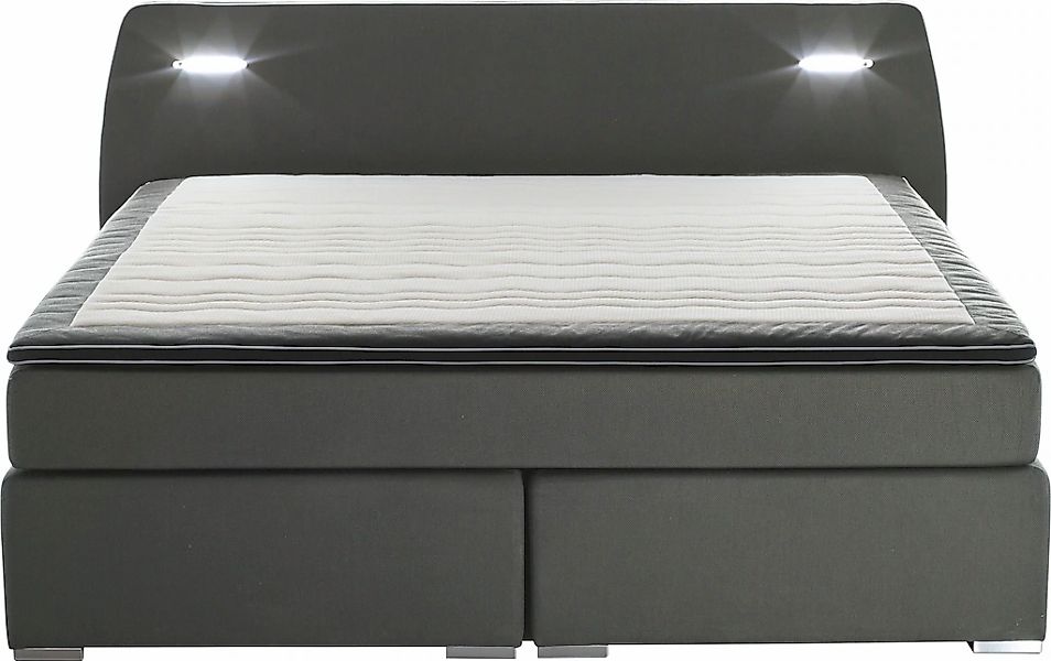 ATLANTIC home collection Boxspringbett "REX LED", inklusive LED-Beleuchtung günstig online kaufen