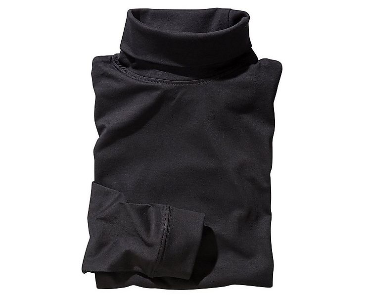 redfield Rollkragenshirt Schwarzes Redfield Rollkragen-Langarmshirt XXL günstig online kaufen