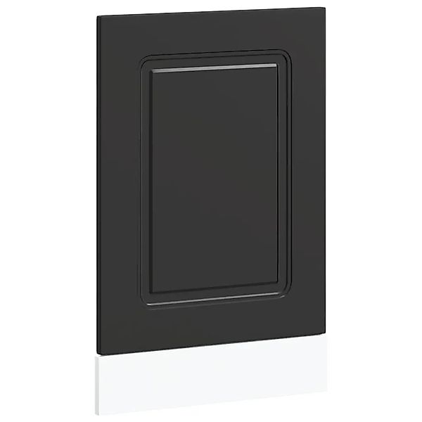 vidaXL Geschirrspülerblende Kalmar Schwarz 45x1,5x67 cm Holzwerkstoff 85364 günstig online kaufen