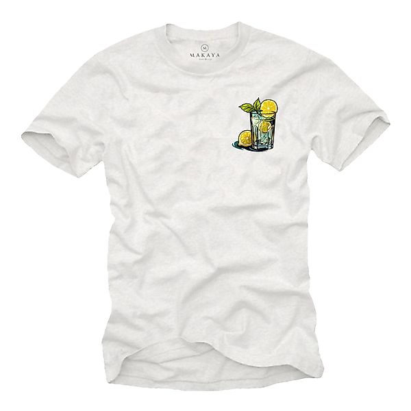 MAKAYA T-Shirt Herren Gin Tonic Gläser günstig online kaufen