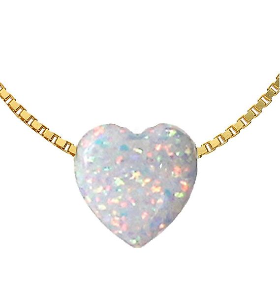 Edellis Kette mit Anhänger Weiße Opal günstig online kaufen