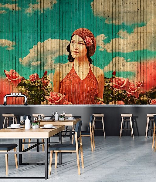 living walls Fototapete »Walls by Patel Havana 2«, Vlies, Wand, Schräge günstig online kaufen