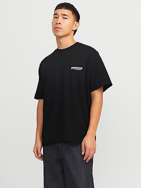 Jack & Jones T-Shirt "JCOUNION BACK PRINT TEE SS CREW NOOS" günstig online kaufen