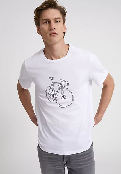 Jaames Scribble Bike - Herren T-shirt Aus Bio-baumwolle günstig online kaufen