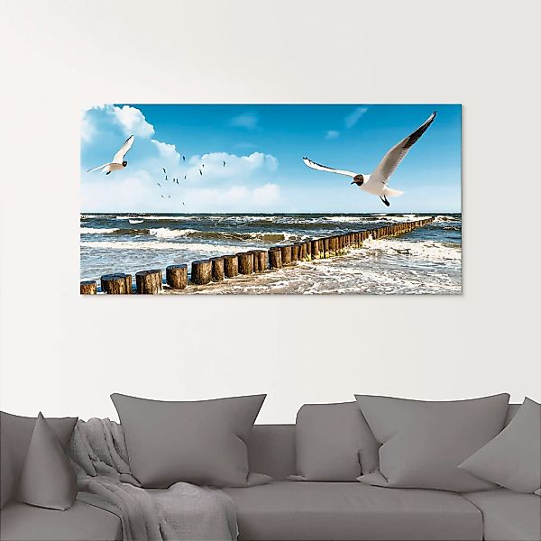 Artland Glasbild "Ostsee" Gewässer 1 Stk. tlg. in verschiedenen Größen günstig online kaufen