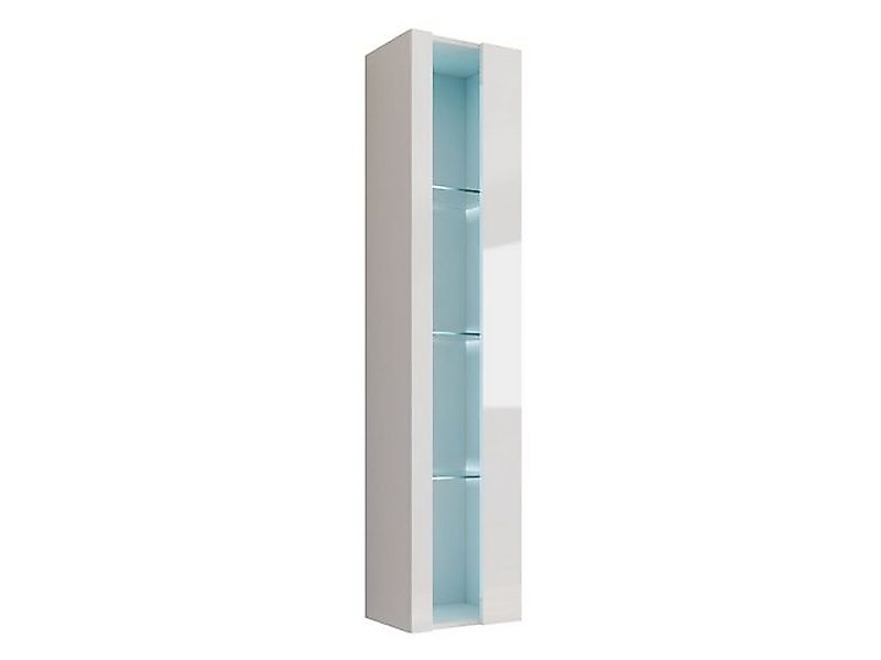 MIRJAN24 Vitrine 180 Vigo New (mit Drehtür) 40x30x180 cm, Beleuchtung als O günstig online kaufen