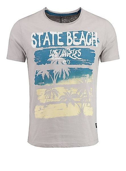 Key Largo T-Shirt Herren T-Shirt STATE BEACH Regular Fit (1-tlg) günstig online kaufen