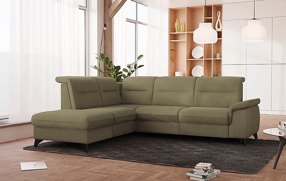 sit&more Ecksofa "Astoria L-Form" wahlweise mit motorischer Relaxfunktion günstig online kaufen