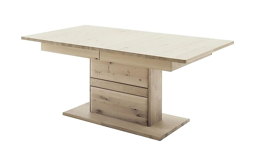 Woodford Säulentisch ausziehbar Onna ¦ holzfarben ¦ Maße (cm): B: 100 H: 77 günstig online kaufen