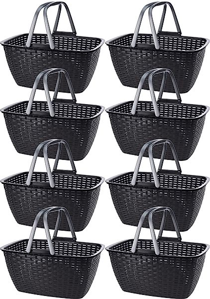 Koopman Einkaufskorb Wäschekorb Box Einkauf Rattan günstig online kaufen